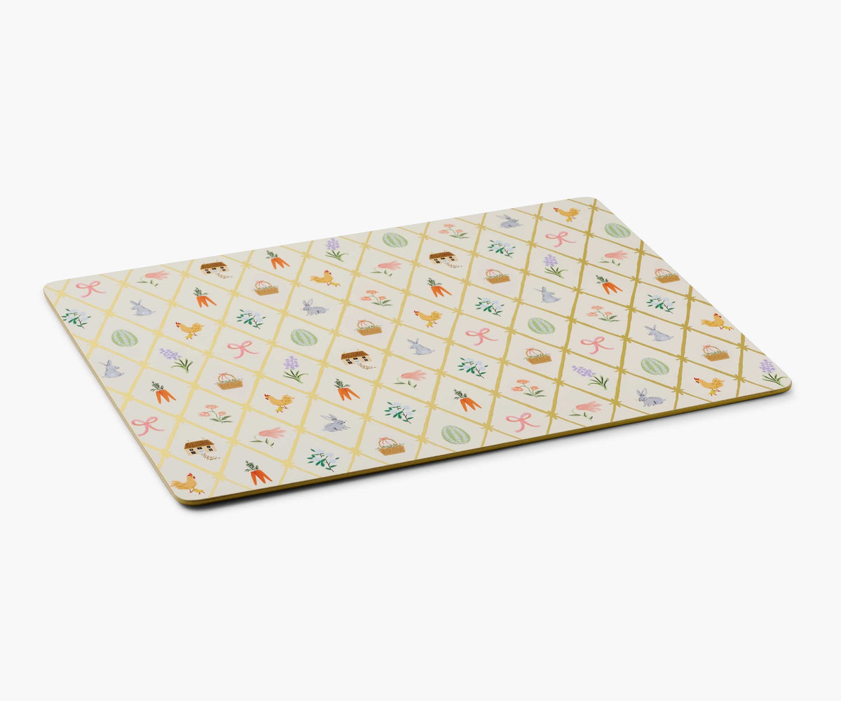 Cork Placemats - Spring Farm