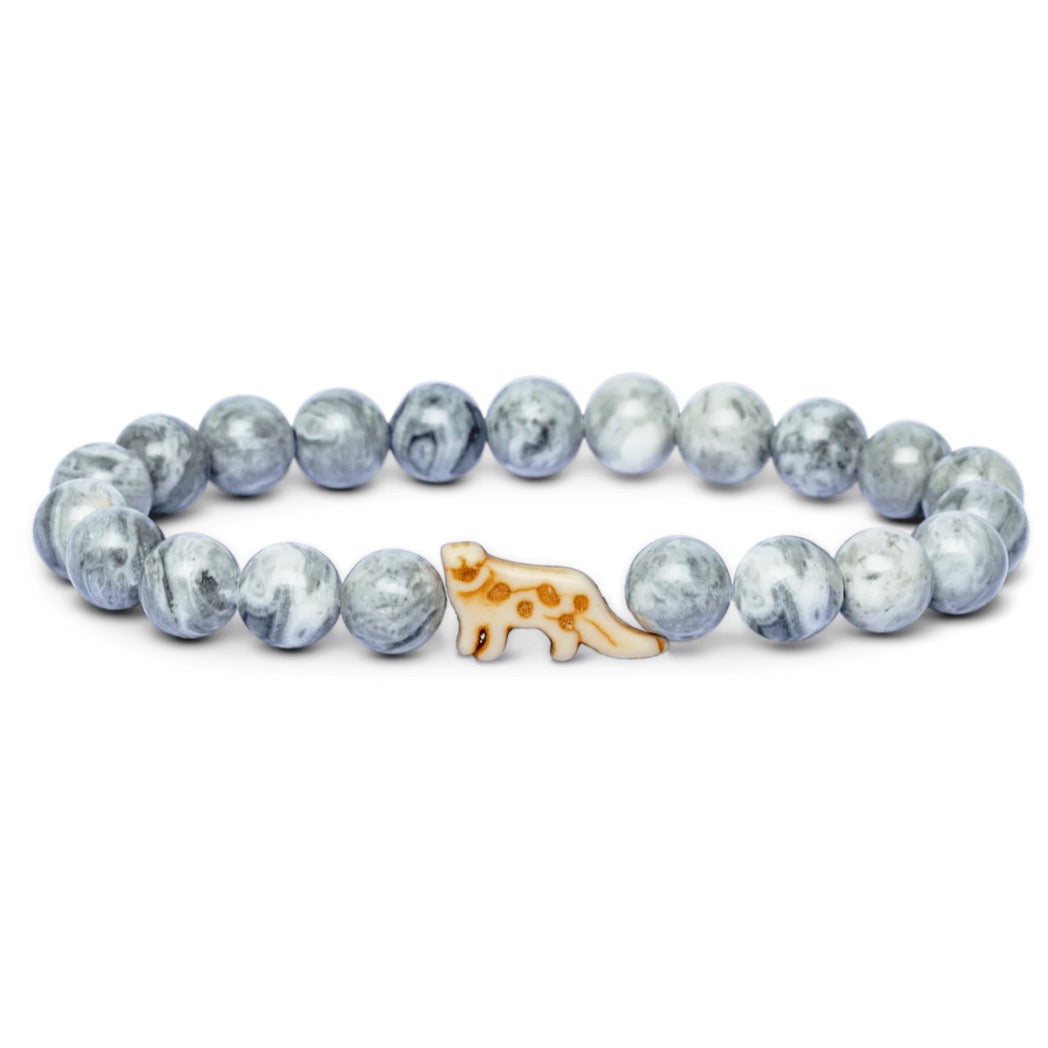 FAHLO - SNOW LEOPARD TRACKING BRACELET | ALPINE