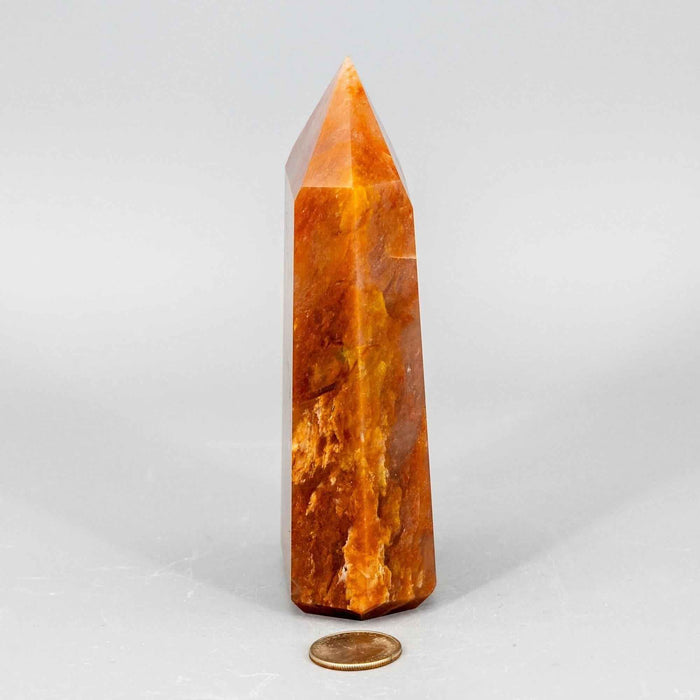 Aragonite Crystal Tower Polished Natural Earthy Stone