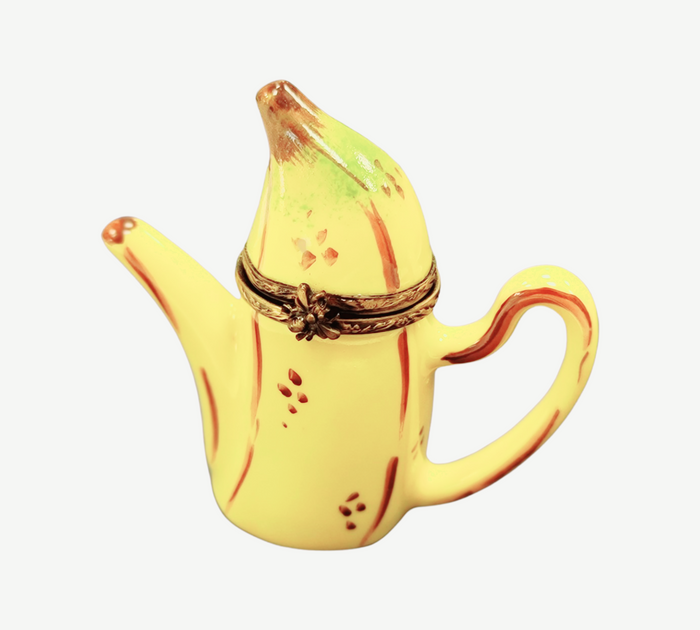 Banana Teapot Limoges Box Delight Porcelain Limoges China French Trinket Box