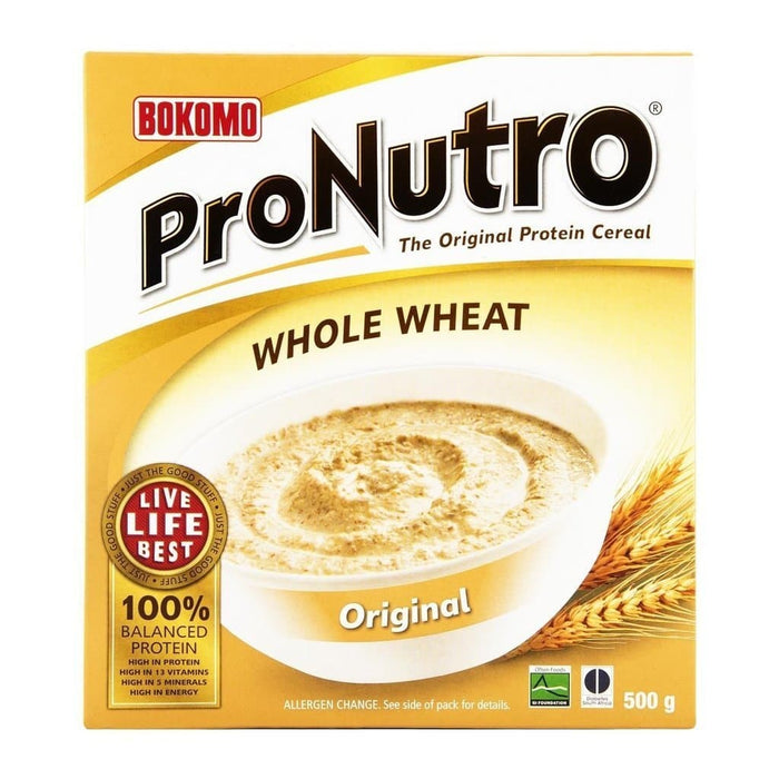 ProNutro Whole Wheat Original (500 g) | Food, South African | USA's #1 Source for South African Foods - AubergineFoods.com