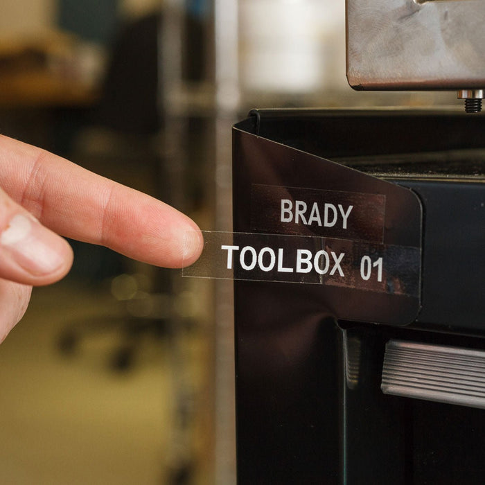 Label Tape with Ribbons - Mann Supply BradyBrady