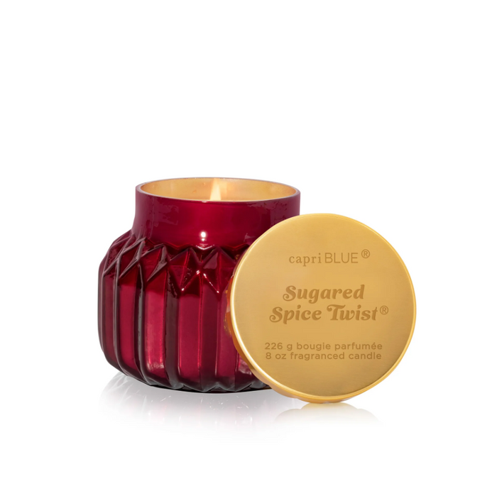 Capri Blue Royal Gem Sugared Spice Twist 8oz Candle Candles in at Wrapsody