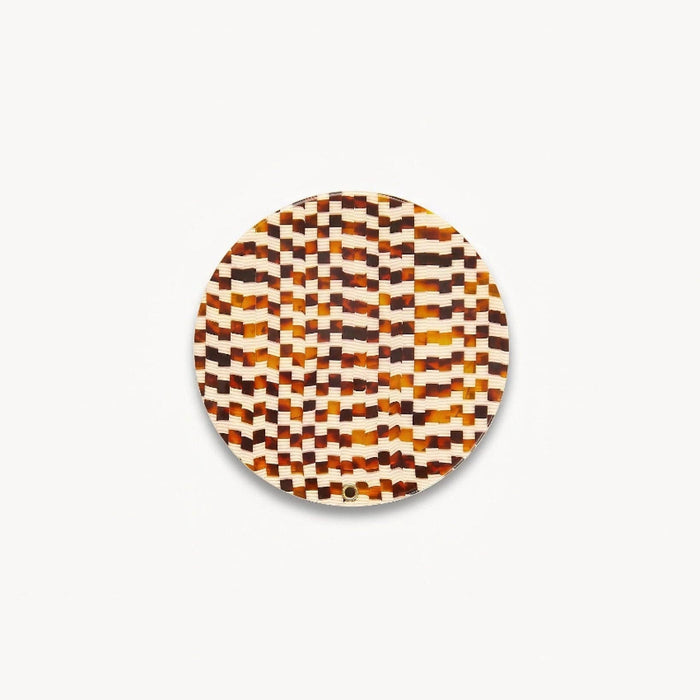 Circle Mirror - Tortoise Checker