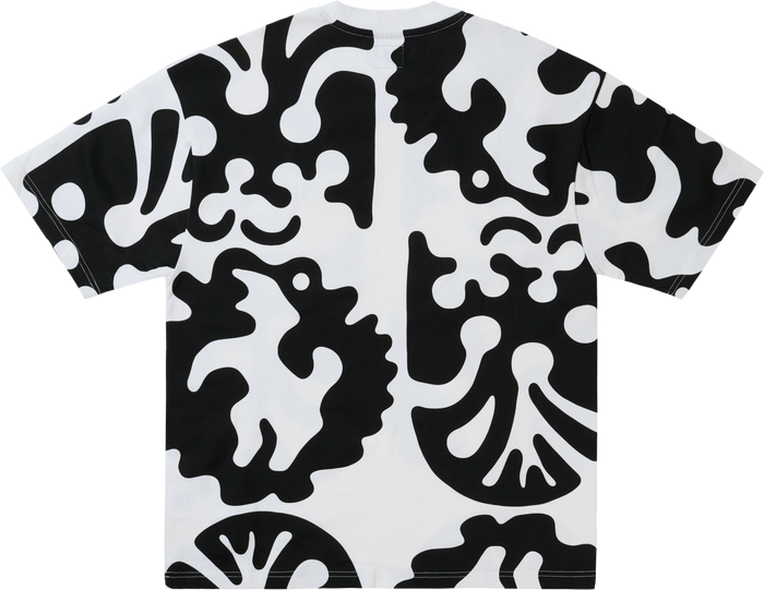 CLOGGED BEAR T-SHIRT BLACK/WHITE