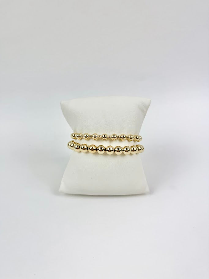 Enewton Classic Gold Grateful 6mm/8mm Bracelet Set Bracelets in at Wrapsody