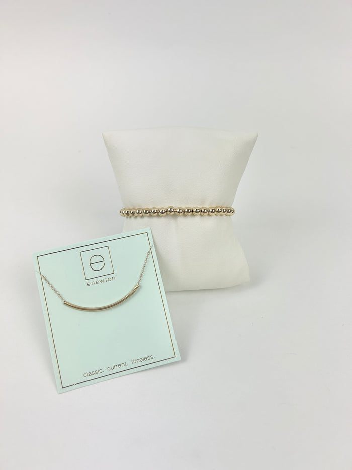 Enewton Gold Bliss Bar 16" Necklace Duo Necklaces in at Wrapsody
