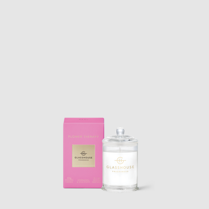 Glasshouse Candle 2.1oz Flower Therapy Candles in at Wrapsody