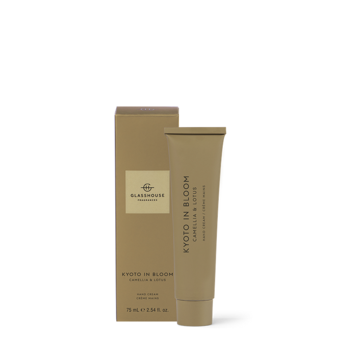 Glasshouse Hand Cream 2.5oz Kyoto In Bloom Bath & Body in at Wrapsody