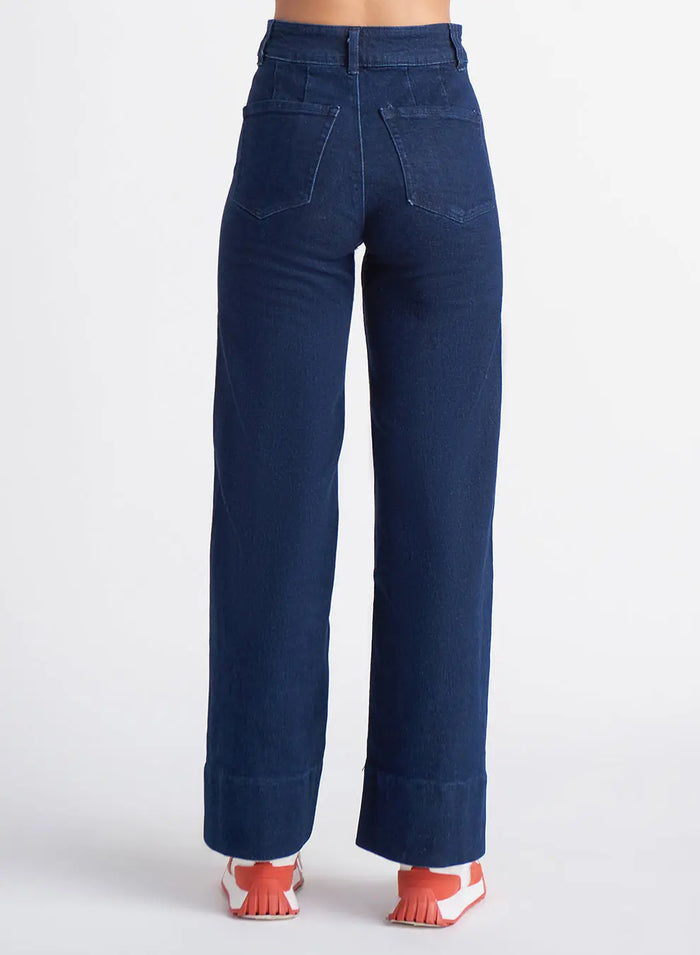 High Rise Wide Leg Jeans Acorn Home + Apparel