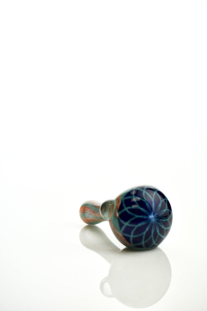 Hoffman glass Reticello Dark Blue - Smoke Spot Smoke Shop