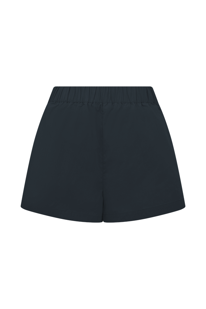 Johanna Cotton Relaxed Shorts - Navy
