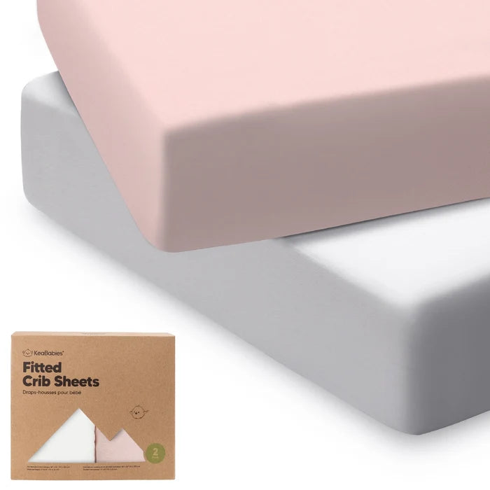 Keababies Organic Fitted Crib Sheets (7014990151727)