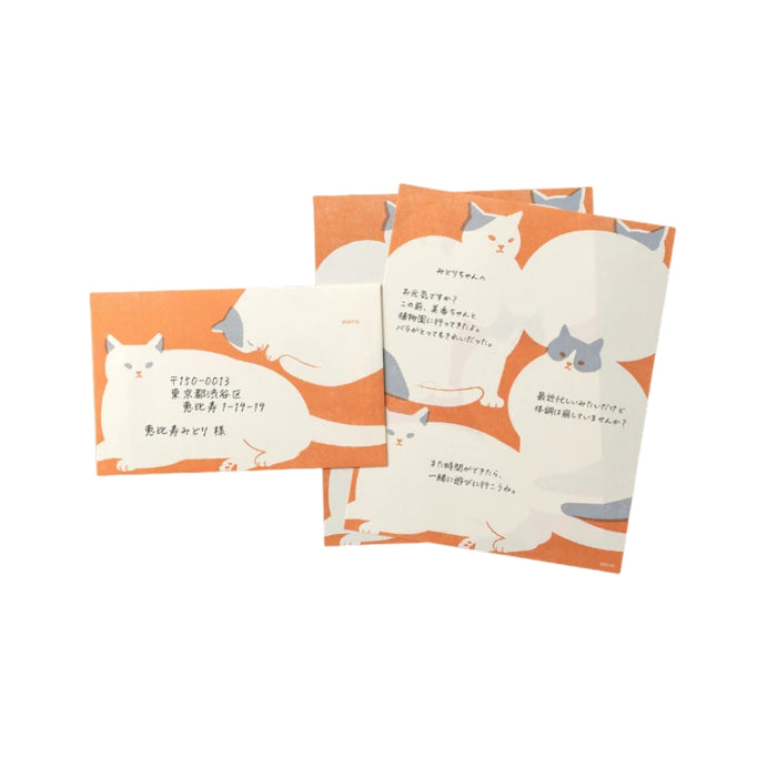 Midori Kimagure Cat Envelopes