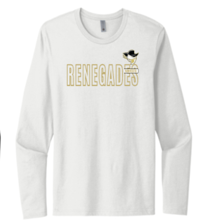 MN RENEGADES NEXT LEVEL COTTON LONG SLEEVE T-SHIRT