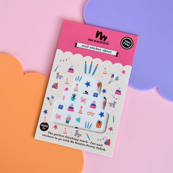 No Nasties – Nail Stickers – Birthday Fun - Mabel & Fox