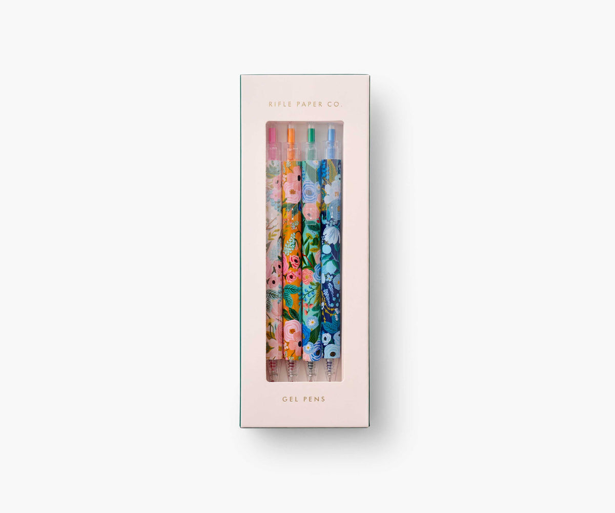 Gel Pen Set of 4 - Garden Party