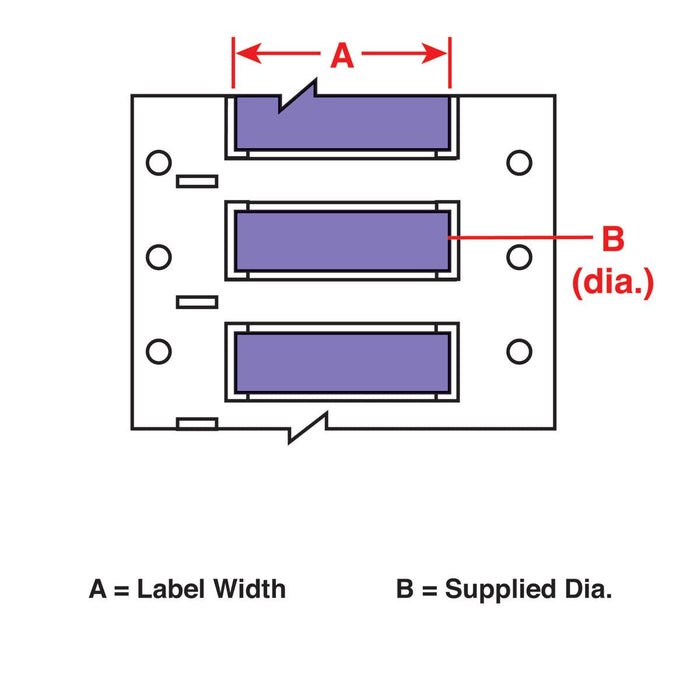 Label Tape with Ribbon - Mann Supply BradyLabel Tape