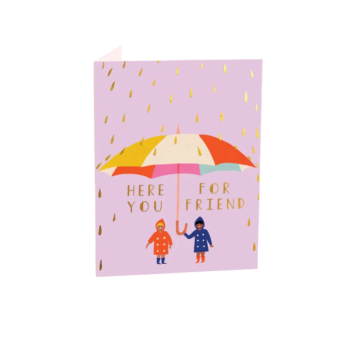 Raindrops Sympathy Card