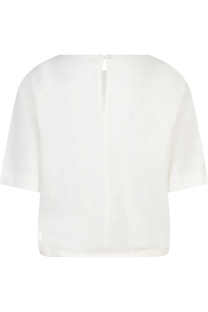 Red Button SRB4863A Skyler Linen/Visco Off White top by Red Button available to shop at Dotique online store.