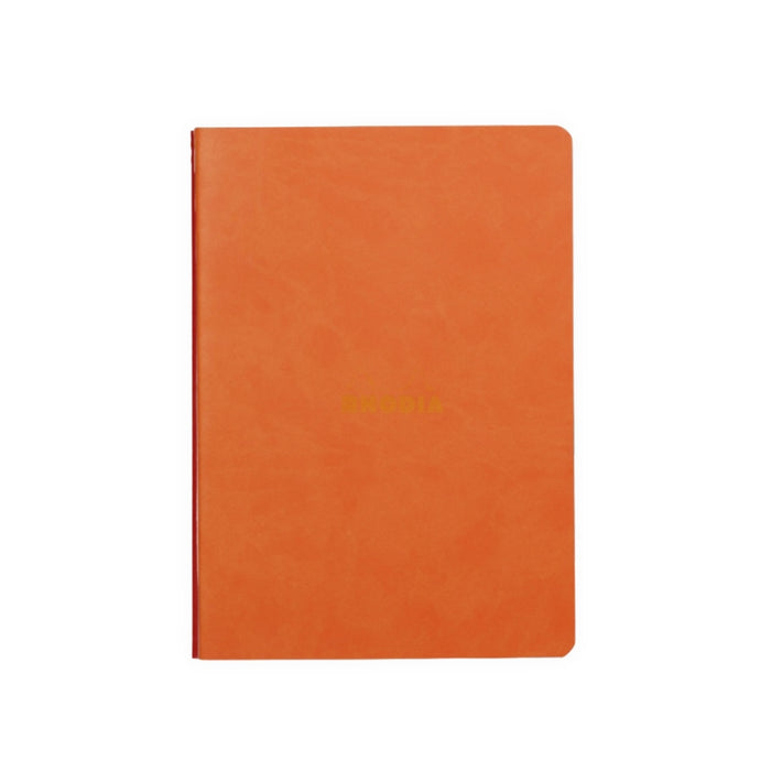 Rhodia Sewn Spine Dot Grid Notebook - A5, Tangerine