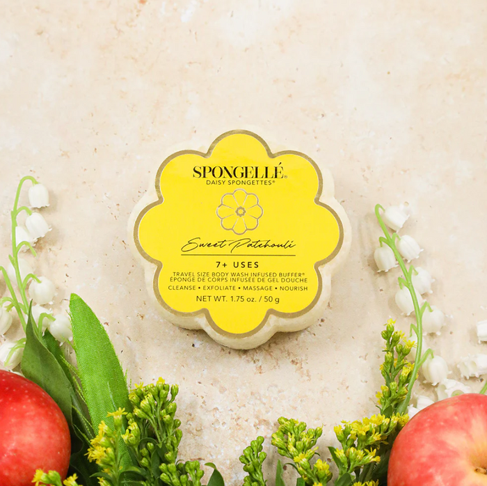 Spongelle 1.75oz Daisy Spongette Sweet Patchouli Bath & Body in at Wrapsody