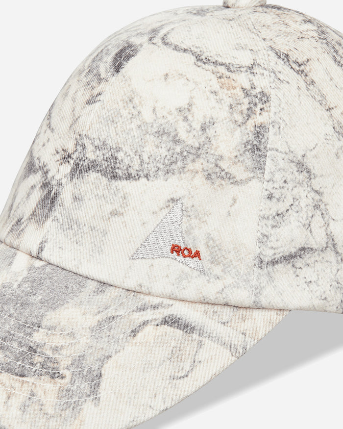 ROA Roa X Wrangler Denim 6 Panel Cap Washed Pattern Owl Light Hats Caps YBUW2168FA137 BEG0004