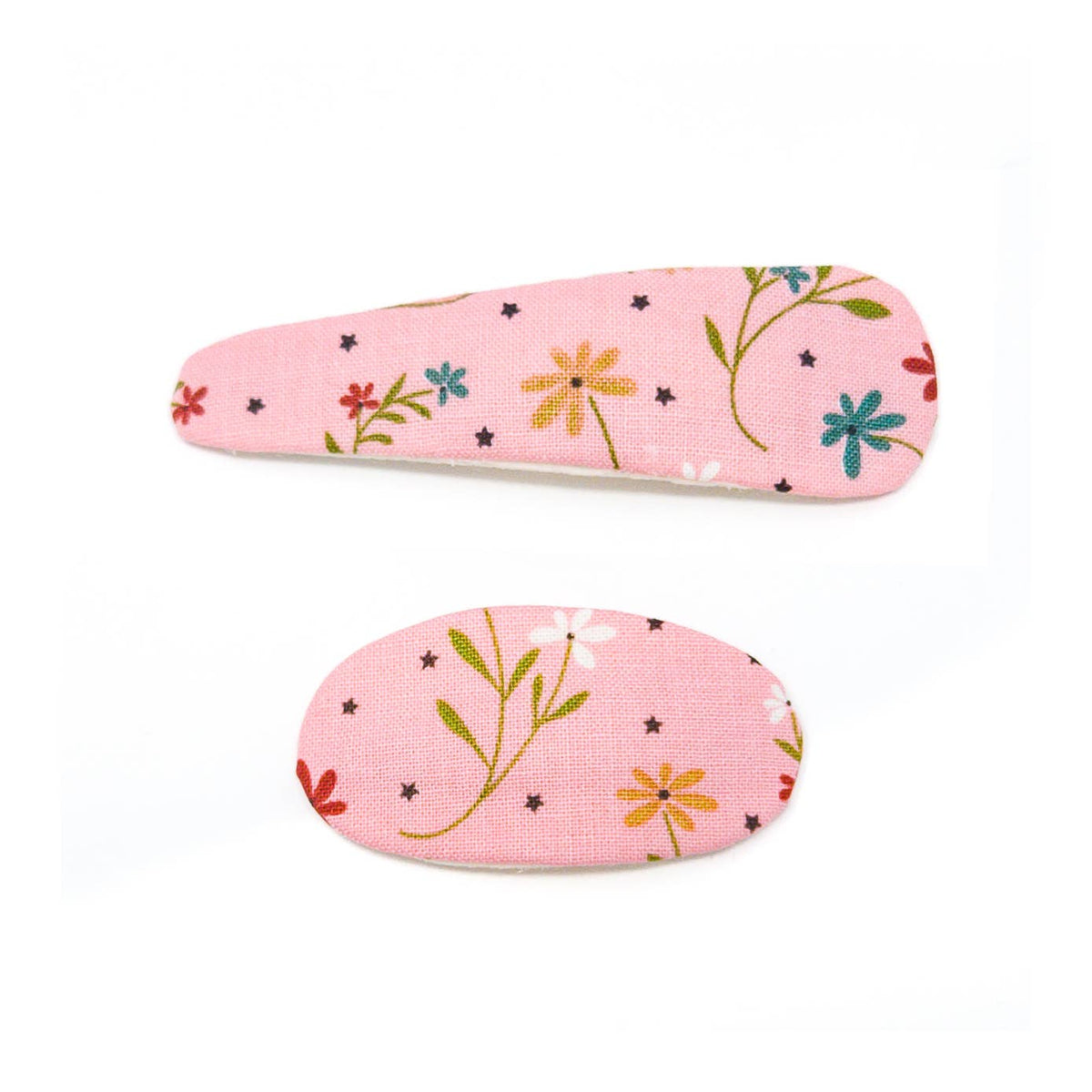 2pc Mixed Shape Clip Set  - Floral