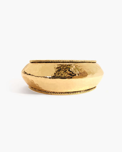 Cordelia Dome Bangle in Gold