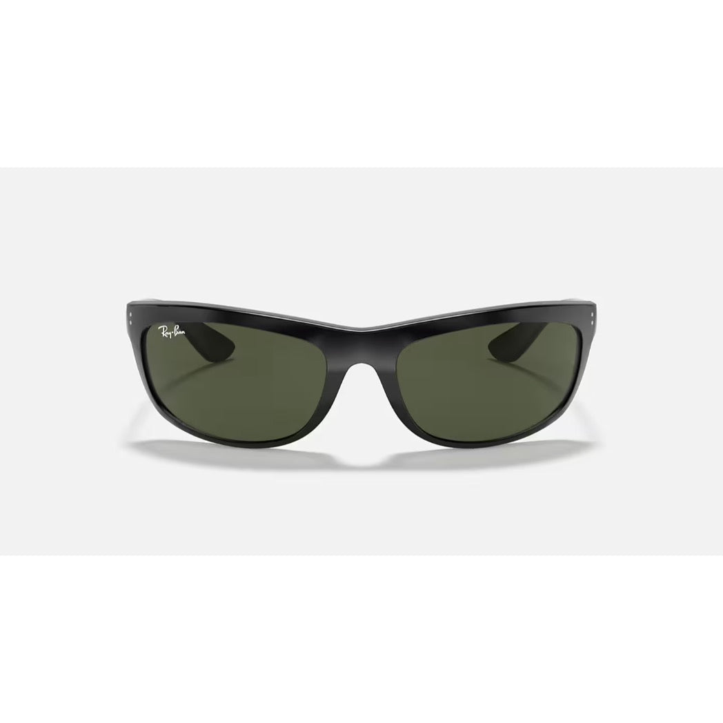 RAYBAN - BALORAMA | Polished Black w/ Green