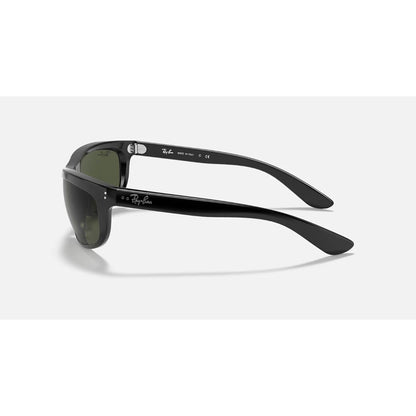 RAYBAN - BALORAMA | Polished Black w/ Green