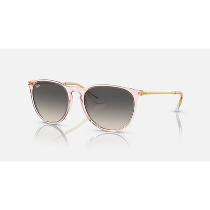 RAYBAN - ERIKA | Polished Transparent Pink w/ Grey