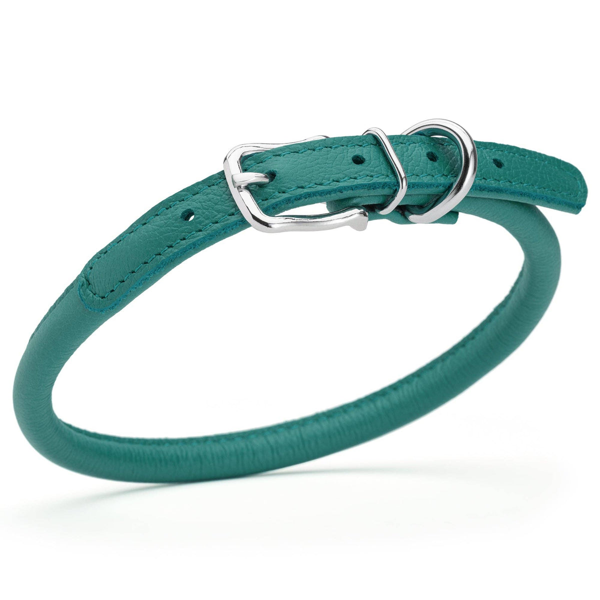 Dogline - Soft Leather Round Collar