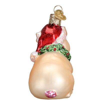 Holly Pig Ornament