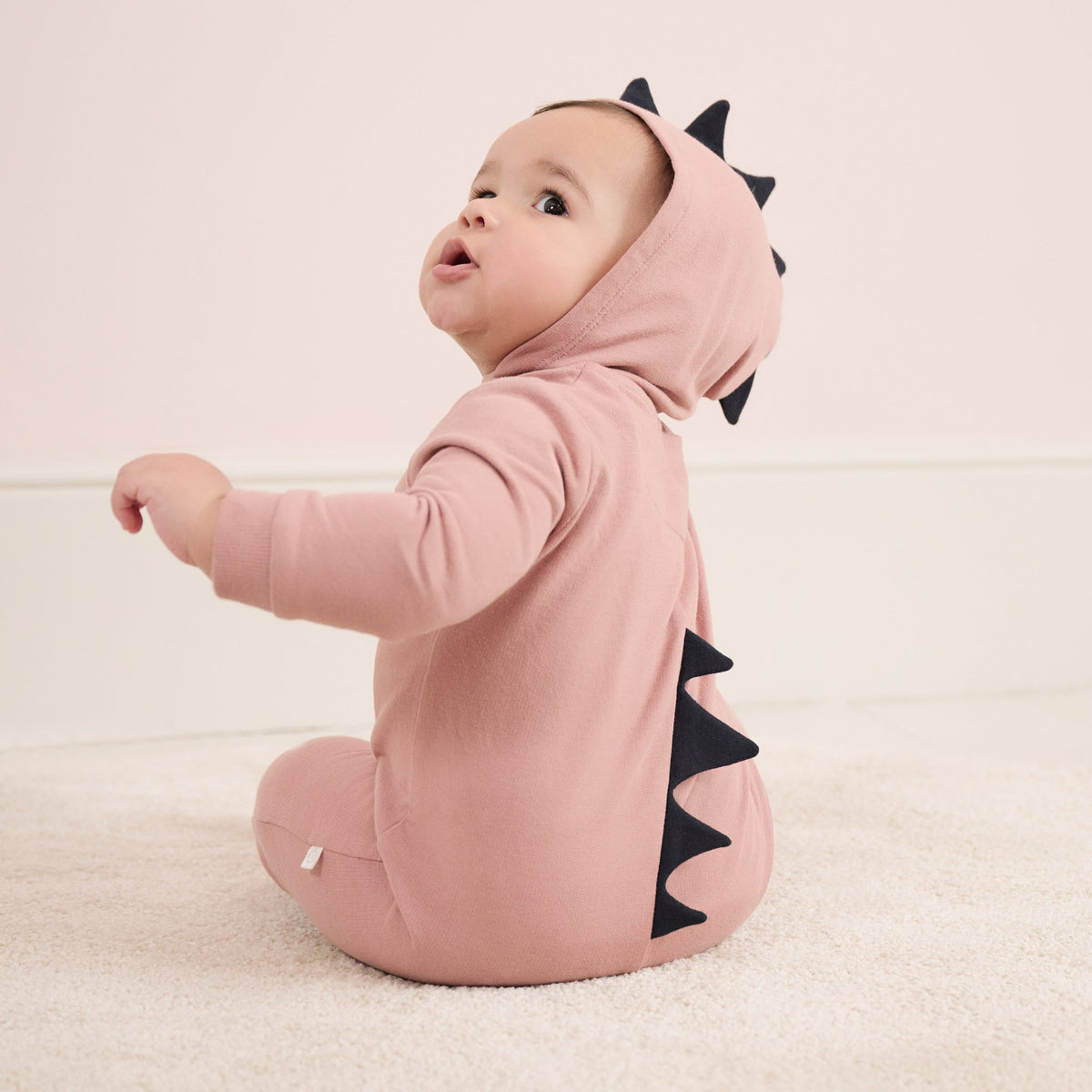 Dino Zip-Up Jumpsuit