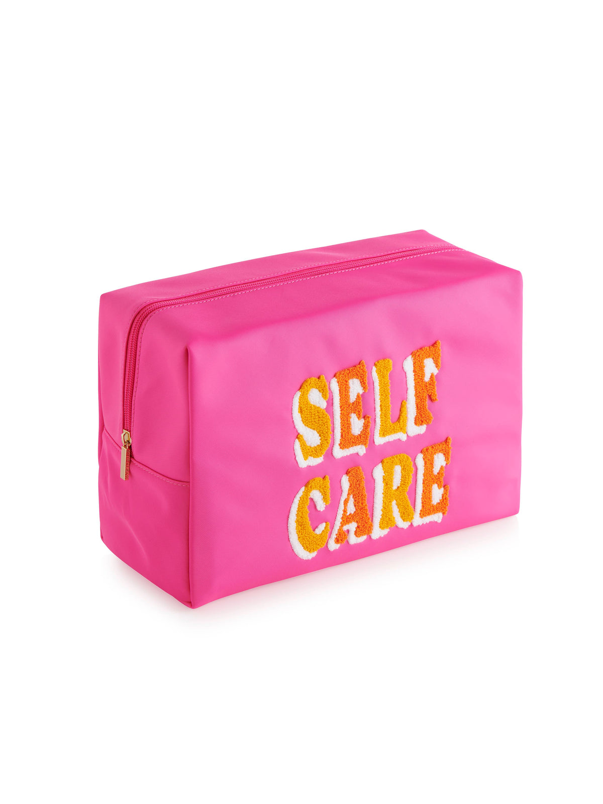 "SELF CARE" OVERSIZED ZIP POUCH