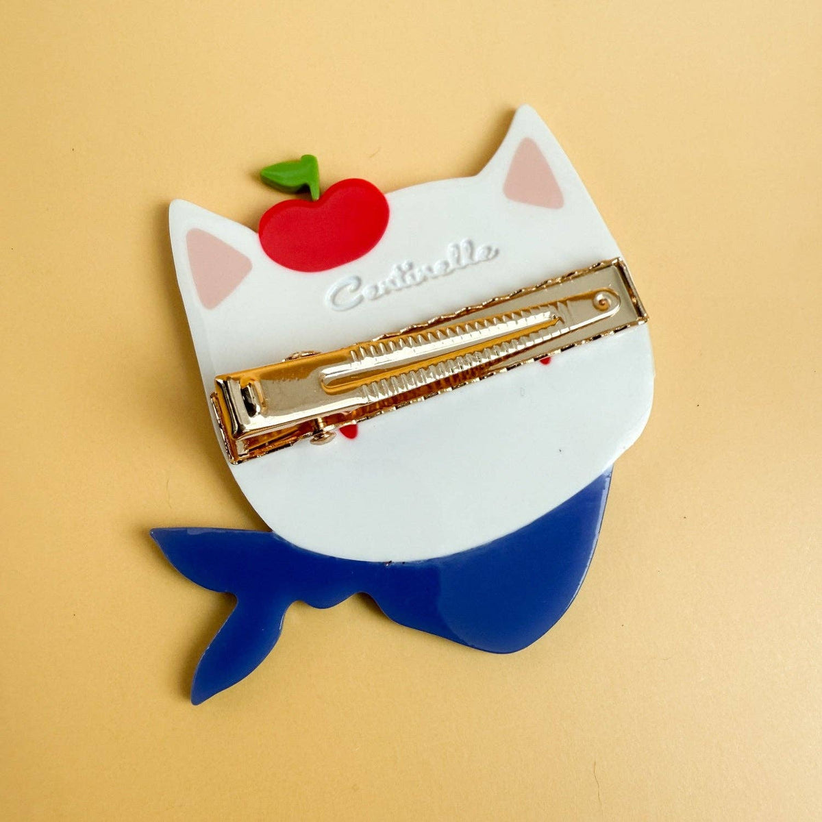 Apples Kitty Cat Alligator Hair Clip