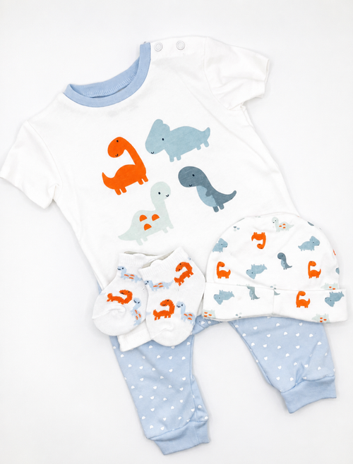 4pc Dinosaur Clothing Set