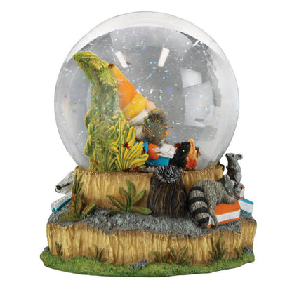 Autumn Forest Gnome Snow Globe