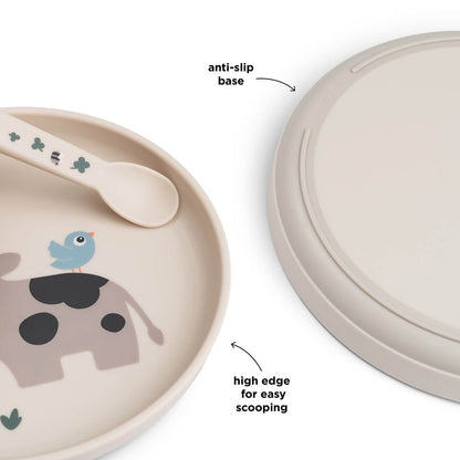 Done By Deer Foodie Plate - Tiny Farm Sand