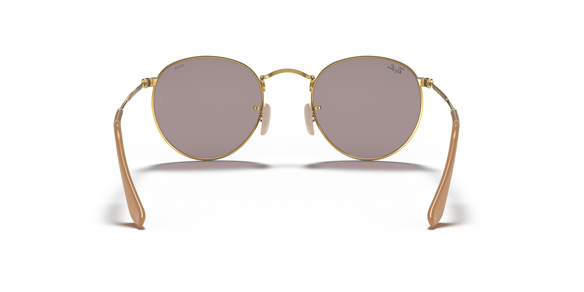 RAYBAN - ROUND METAL | Arista w/ Photochromic Evolve Grey