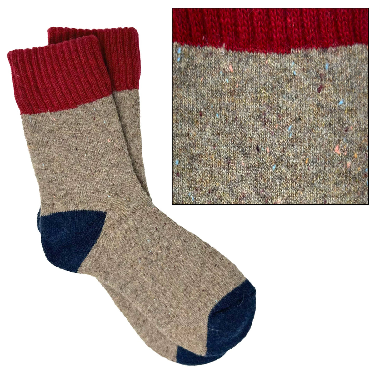 Camila Cozy Knit Colorblock Socks
