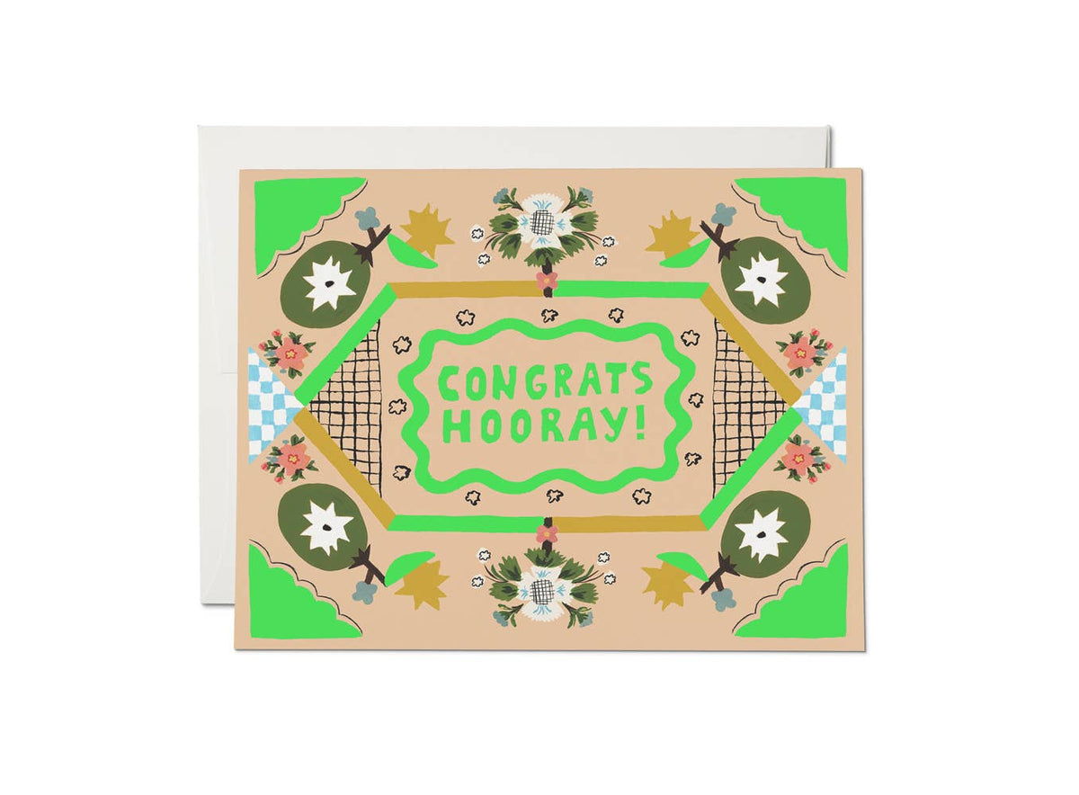 Congrats Hooray card