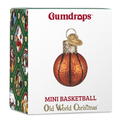 Mini Basketball Ornament
