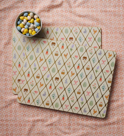Cork Placemats - Spring Farm