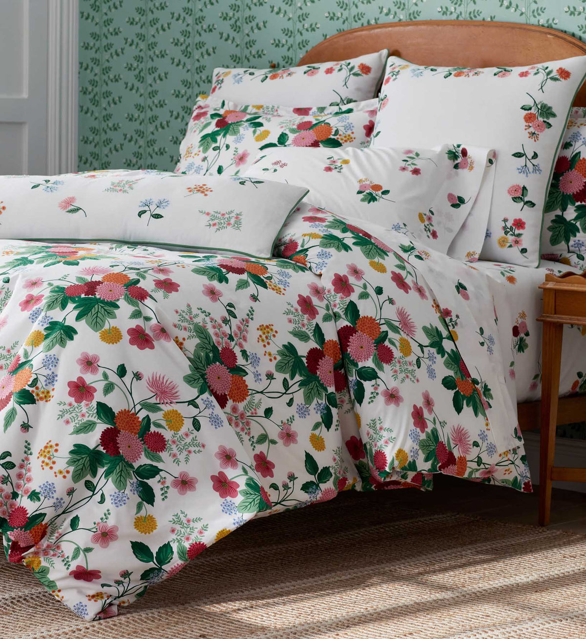 Percale Duvet Cover - Dahlia