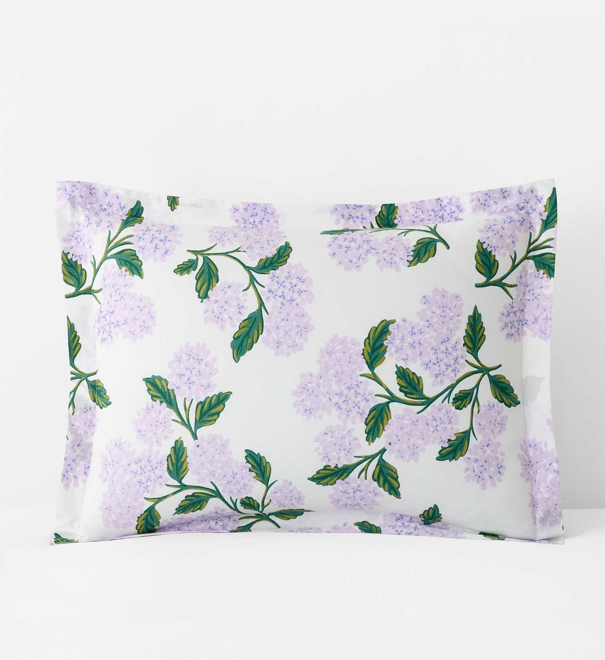 Percale Sham - Hydrangea Lilac