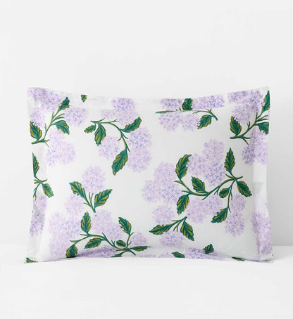 Percale Sham - Hydrangea Lilac