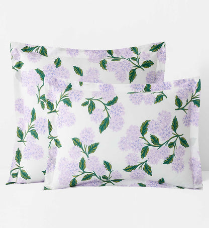 Percale Sham - Hydrangea Lilac