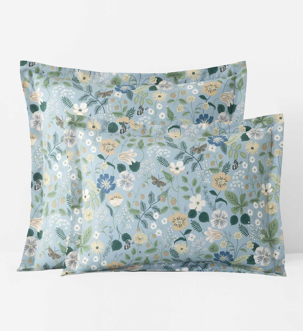Percale Sham - Strawberry Fields Slate